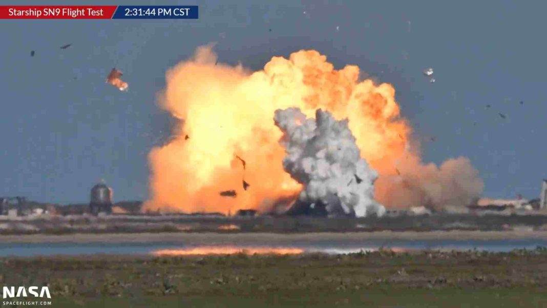 spacex-starship-sn9-voa-alto-explode-ao-pousar-assim-como-sn8